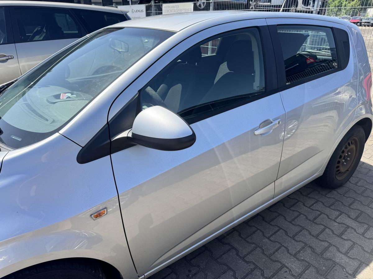Chevrolet Aveo 2 original T&uuml;r vorn links Silber Rohbau Bj.2013